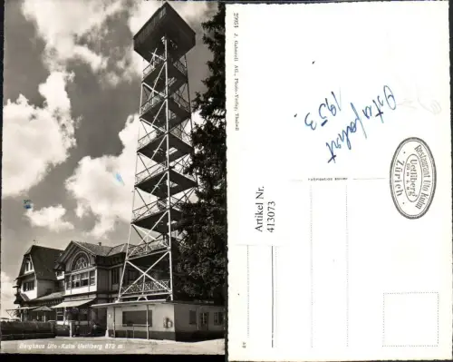 413073,Zürich Berghaus Uto-Kulm Uetliberg Aussichtsturm