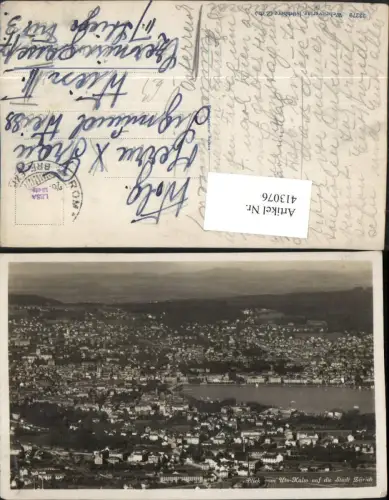 413076,Blick vom Uto-Kulm auf Zürich Totale