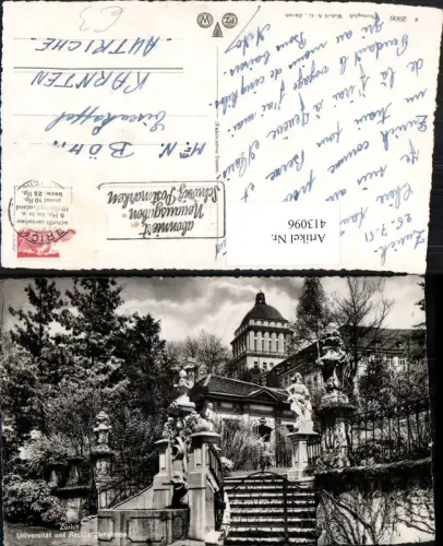 413096,Zürich Universität und Rechbergbrunnen Brunnen
