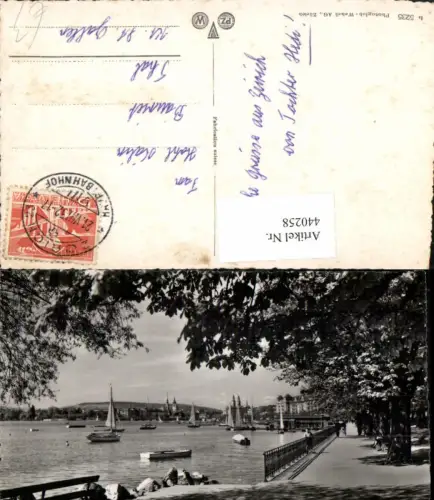 440258,Zürich Seefeldquai Quai Boote