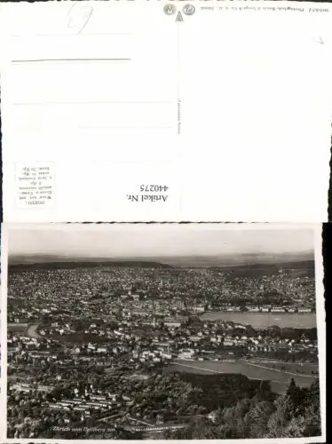 440275,Zürich Totale vom Uetliberg aus