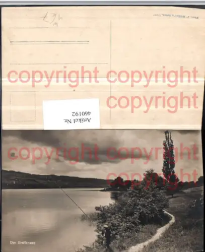 460192,Greifensee See b. Maur Fischer Angler Kt Zürich