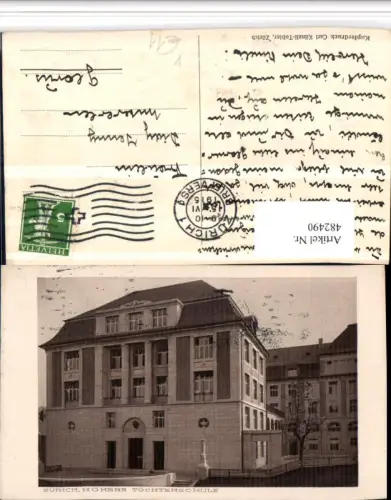 482490,Zürich Höhere Töchterschule Schule Gebäude pub Künzli-Tobler