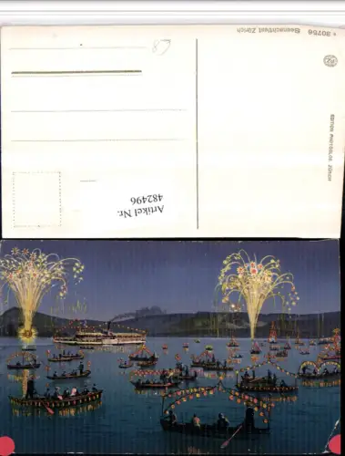 482496,Zürich Seenachtfest Fest Boote Dampfer Feuerwerk