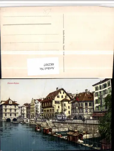 482507,Zürich Rüden Teilansicht Straßenbahn
