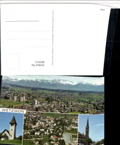 482512,Wetzikon Totale Kirche Mehrbildkarte Kt Zürich