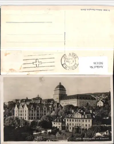 503136,Zürich Hirschengraben u. Universität