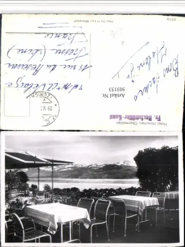 503153,Obermeilen b. Meilen Hotel Hirschen Terrasse Kt Zürich