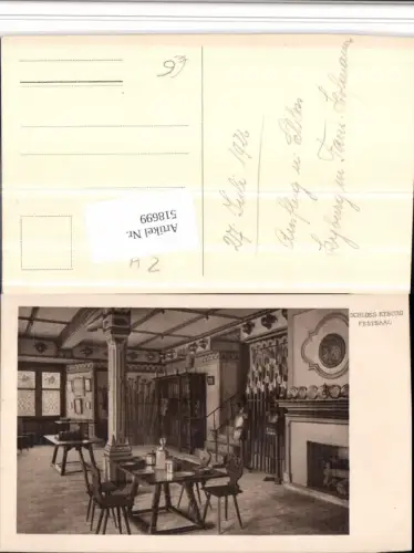 518699,Schloss Kyburg Festsaal Innenansicht Kamin Kt Zürich
