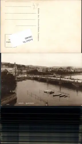 586480,Zürich Quaibrücke Brücke