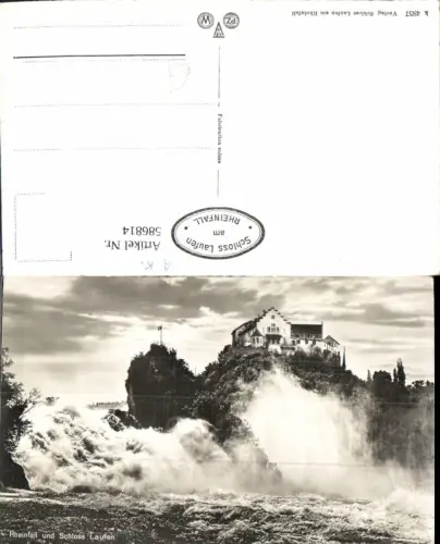 586814,Dachsen Rheinfall u. Schloss Laufen Switzerland