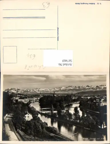 587469,Zürich Limmat u. Sihl Switzerland
