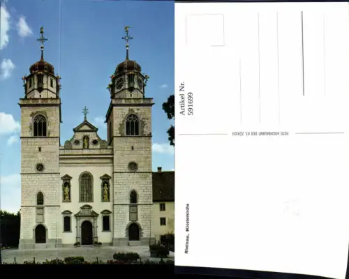 591699,Rheinau Klosterkirche Kirche Switzerland