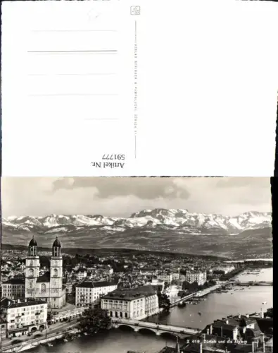 591777,Zürich u. d. Alpen Switzerland