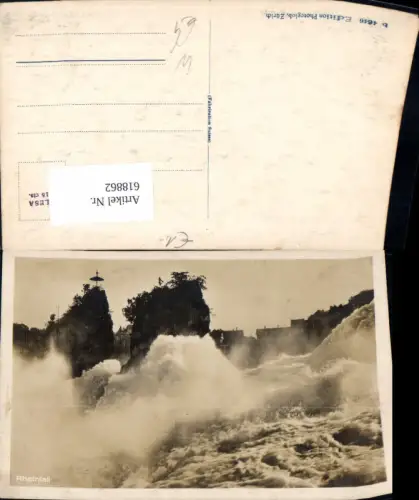 618862,Foto Ak Rheinfall Laufen-Uhwiesen Wasserfall