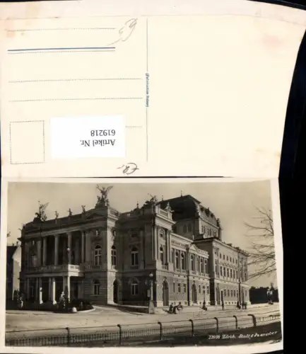 619218,Foto Ak Zürich Stadttheater Theater