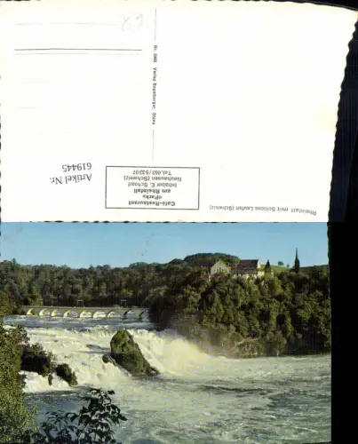619445,Rheinfall m. Schloss Laufen Laufen-Uhwiesen