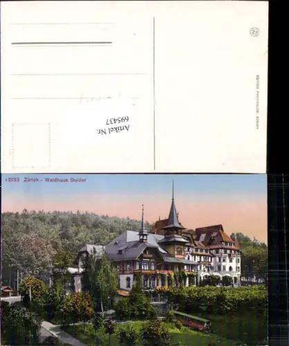 695437 Zürich Waldhaus Dolder pub Photoglob 2133