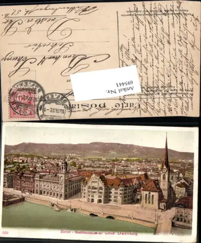 695441 Zürich Stadthausquai Uetliberg