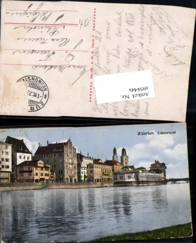 695446 Zürich Limmat limmatquai gel Pepinster Lüttich