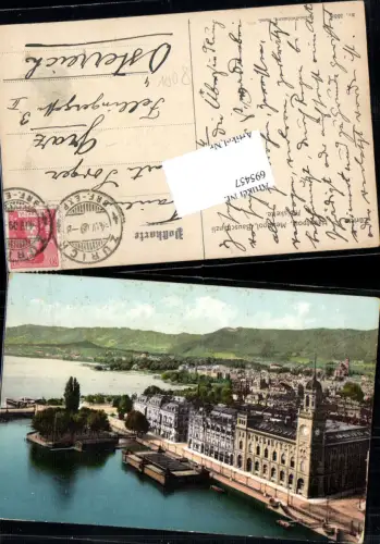 695457 Zürich Hauptpost Postamt Bauschänzli