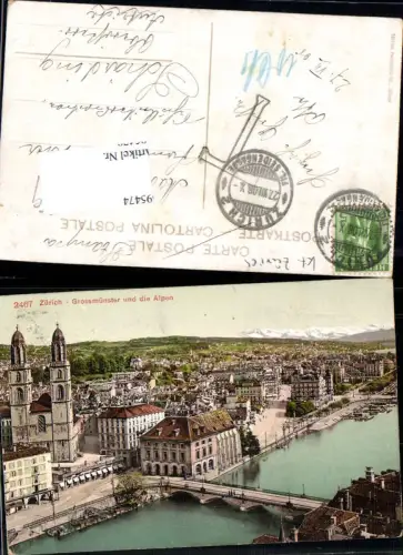 695474 Zürich Grossmünster gel Schärding pub Photoglob 2467