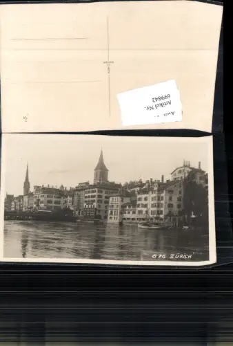 699842 Foto-AK Zürich Partie an den Häusern