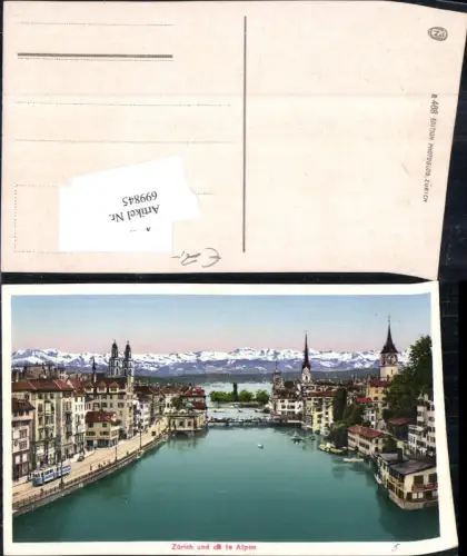 699845 Zürich und die Alpen pub Photoglob