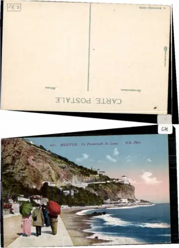 60880,Menton La Promenade St Louis 1915