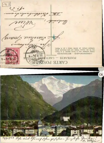 60882,Interlaken und die Jungfrau 1904
