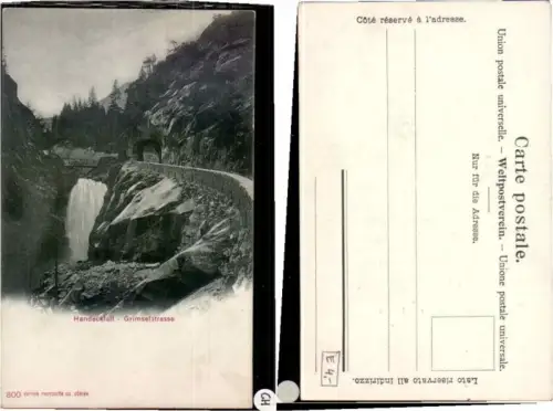 60885,Handeckfall Grimselstrasse 1900