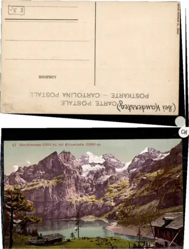 60896,Oeschinensee mit Blüemlisalp Kandersteg