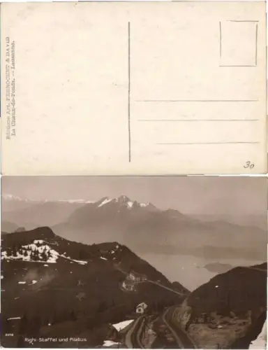 63337,Rigi Gipfel Staffel m. Pilatus