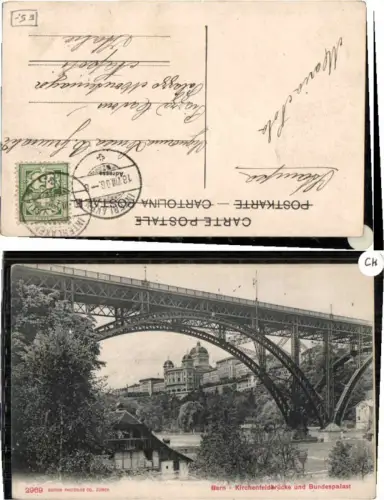 64141,Bern Kirchenfeldbrücke Bundespalast