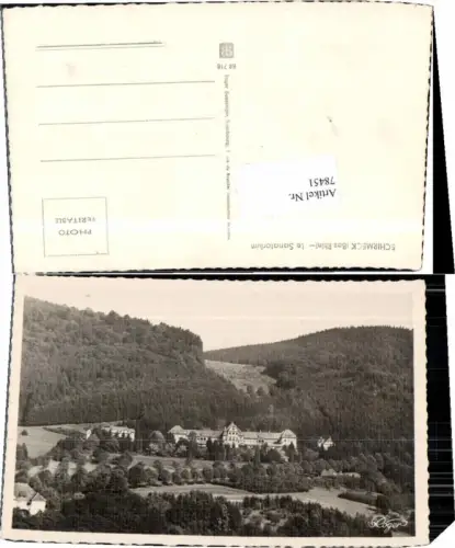 78451,Schirmeck Bas Rhin Sanatorium