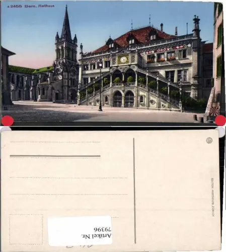 79396,Bern Rathaus COLOR 1912