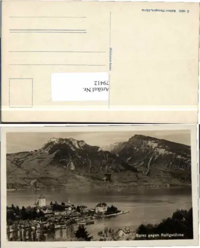 79412,Spiez gegen Ralligstöcke 1920
