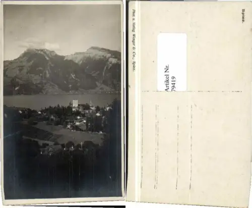 79419,Fotokarte Spiez 1925