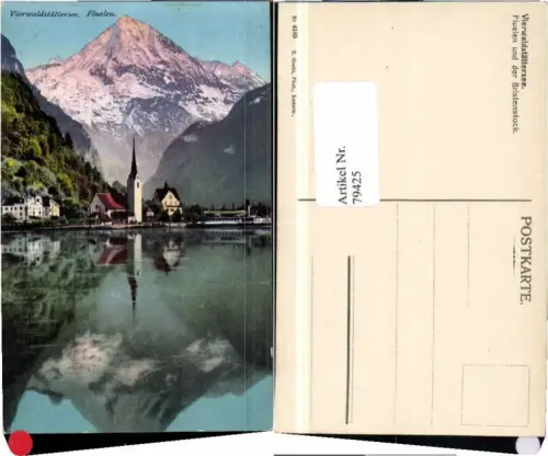 79425,Vierwaldstättersee Fluelen COLOR 1915