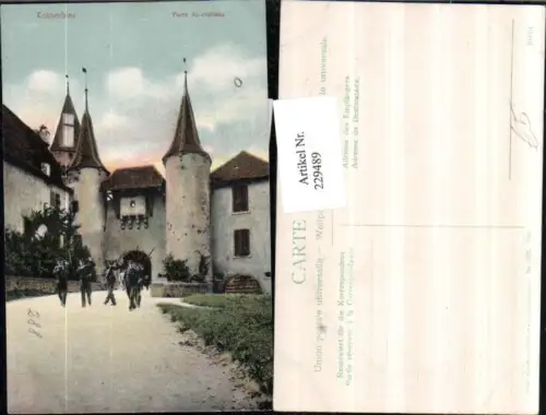 229489,Colombier Schweiz Porte du chateau Portal Schloss