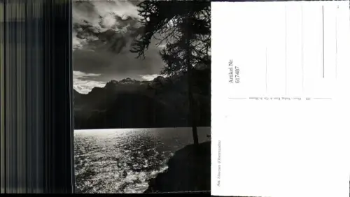 617487,Foto Ak Am Silsersee Oberengadin Sils im Engadin/Segl