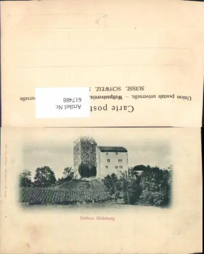 617488,Gemeinde Habsburg Aargau Schloss Habsburg pub Gebr. Künzli 208c