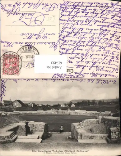 617493,Windisch Vindonissa Röm. Amphitheater Bärlisgrueb Brugg Aargau