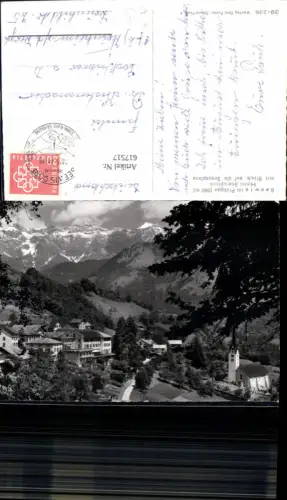 617517,Foto Ak Seewis i. Prätigau Hotel Scesaplana m. Blick auf d. Scesaplana