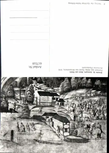 617518,Stein a. Rhein Kloster St Georgen Festsaal Gemälde Zurzacher Pferdemarkt