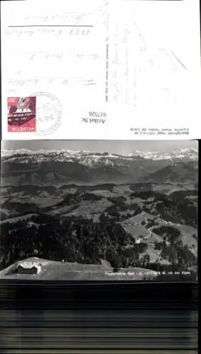 617526,Fliegeraufnahme Trub Berghotel Napf m. d. Alpen