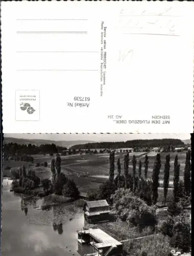 617539,Foto Ak Seengen Aargau See Badehaus Badeanlage