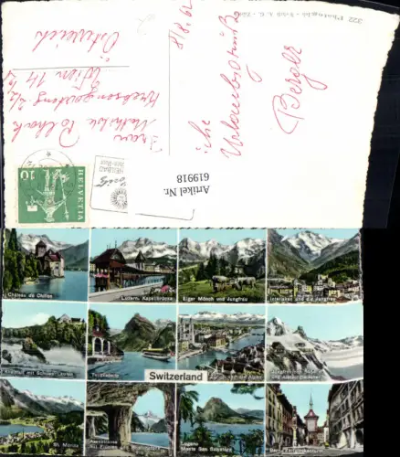 619918,Mehrbild Ak Switzerland Schweiz Luzern Laufen Zürich Bern