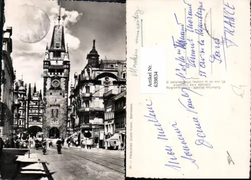 639834,Foto Ak Fribourg Freiburg Foret-Noire Martinstor Switzerland