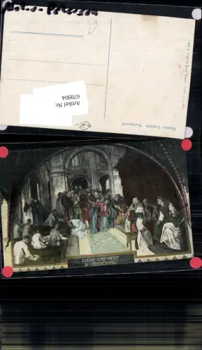 670904,Künstler Ak Kloster Loccum Wandgemälde Switzerland